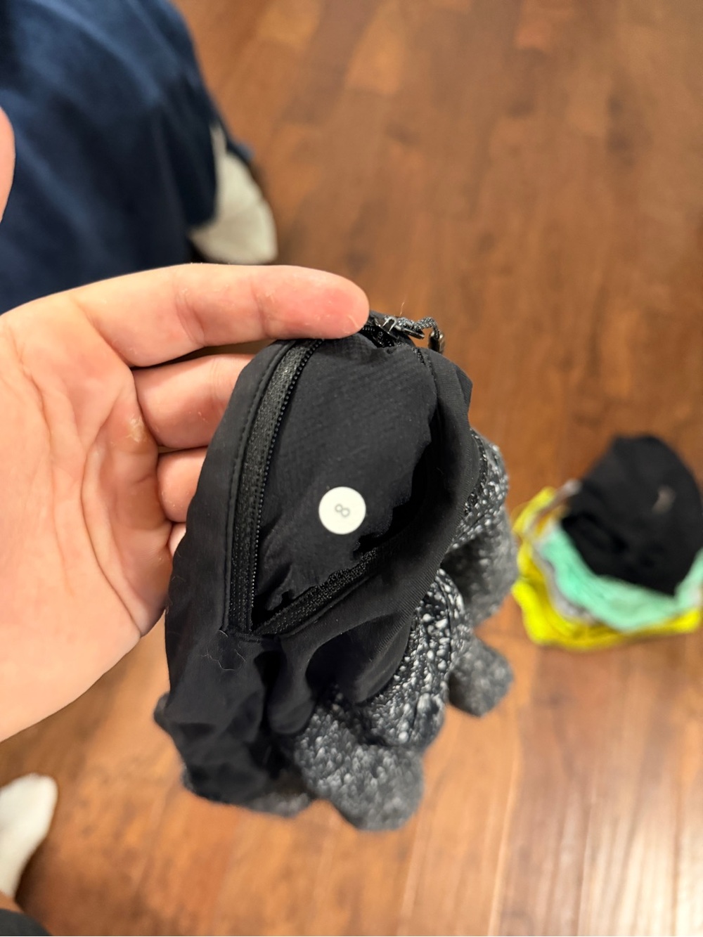 lululemon athletica Black and Gray Athletic Shorts